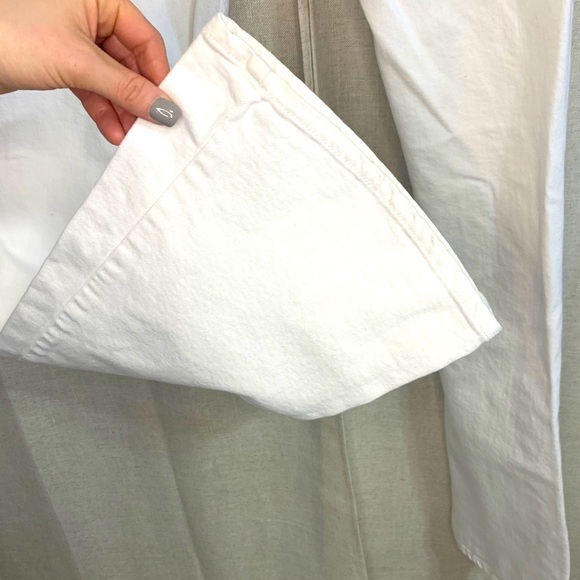 THEORY Leonata Flare Leg Jeans in White Wash - Picture 6 of 7